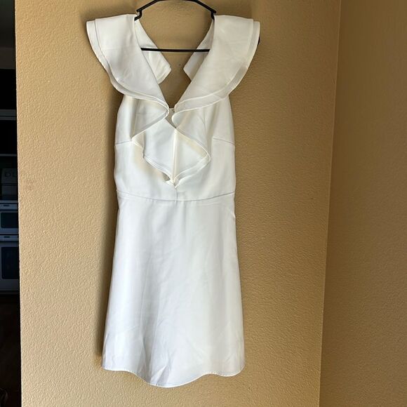 Lulu’s White Divine Darling Skater Dress L - Picture 4 of 13